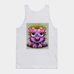 Cute flower monster Tank Top